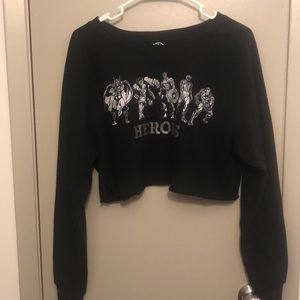 Hero’s crop too sweater